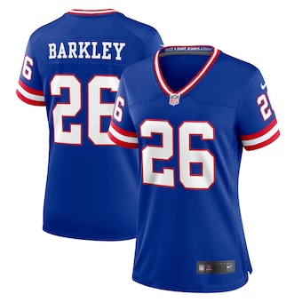 womens nike saquon barkley royal new york giants classic pla